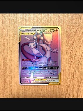 Mewtwo and mew GX custom cards